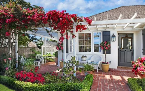 别墅花园房屋图片