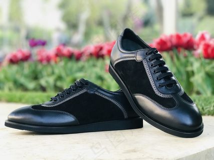 男士黑色皮鞋图片