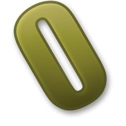 数字 0 PNG免抠(256x256)