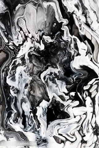 抽象大理石纹理水彩油画