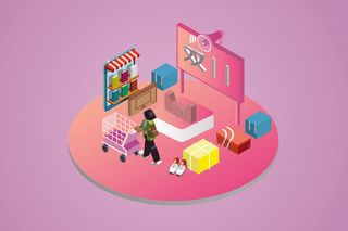 商务2.5D未来科技商务素材