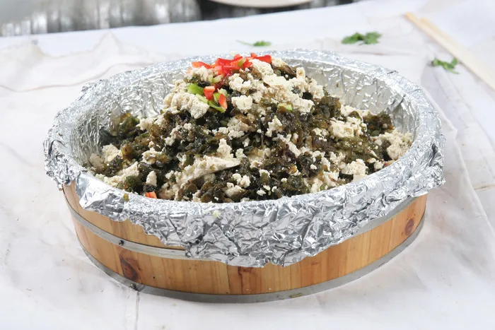 10地皮菜懒豆腐 -燕北莜面村