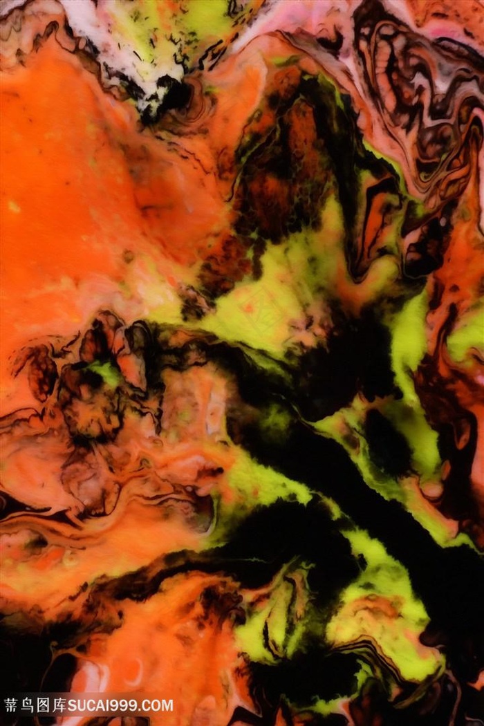 抽象水彩时尚艺术画