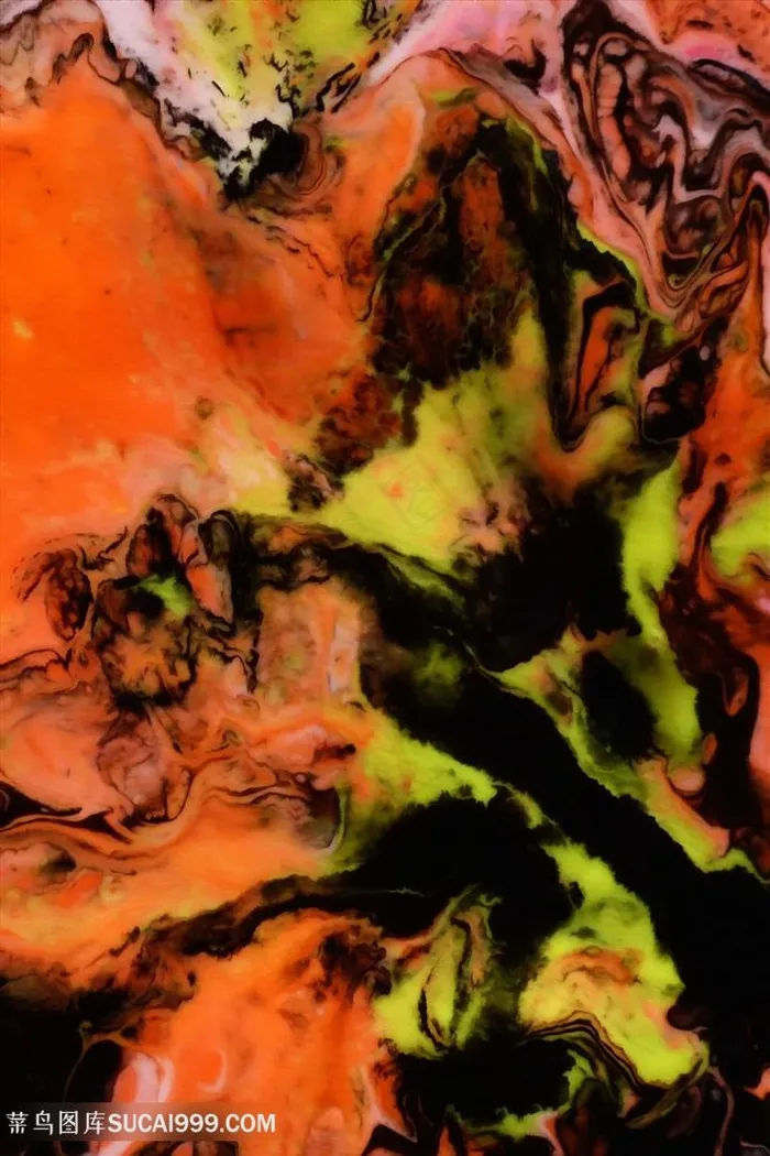 抽象水彩时尚艺术画