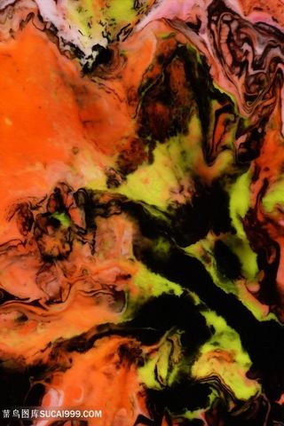 抽象水彩时尚艺术画