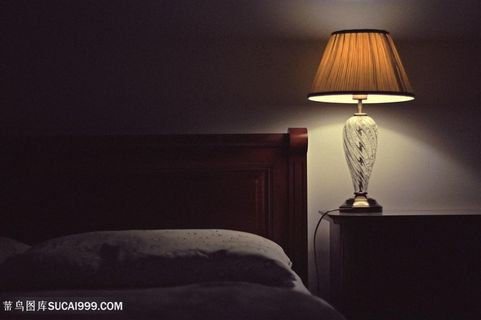 床头灯光高清图片
