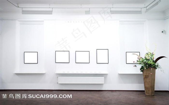 室内装饰设计-简洁客厅鲜花