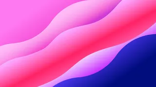 极简剪纸波浪弥散光渐变背景图