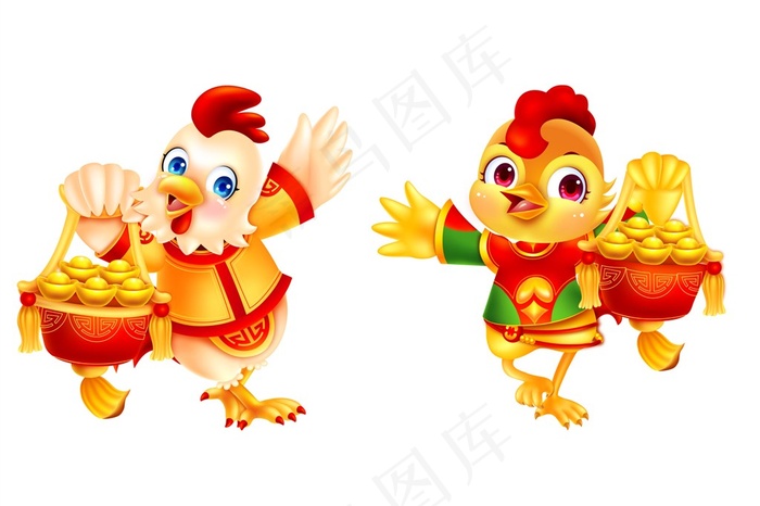 春节十二生肖之鸡