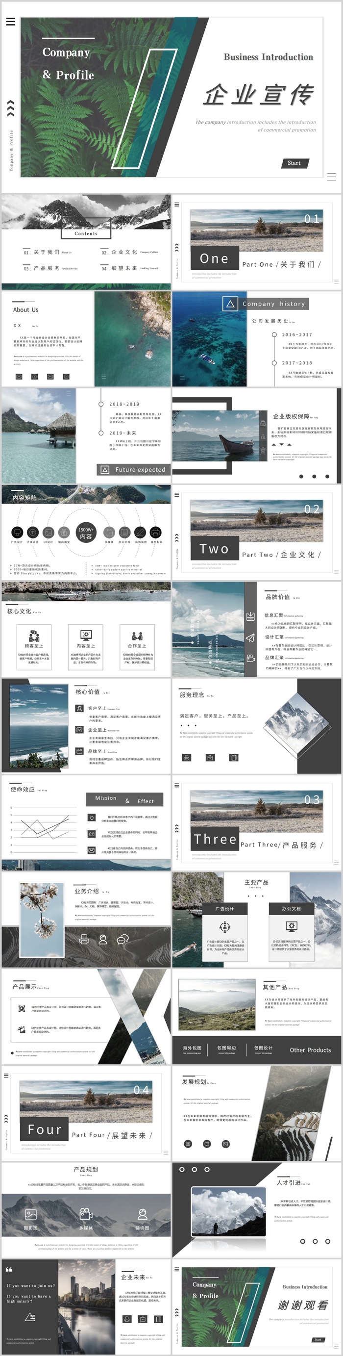 企业宣传PPT模板