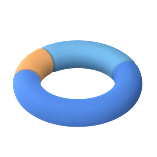 圆形简约3D数据png图标素材