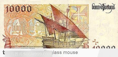 1万元外币上的帆船图像