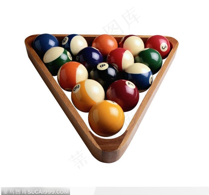 整理好的球（45°视角）