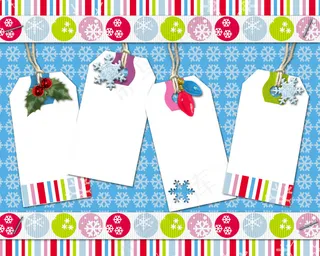 雪花背景相框图片素材