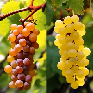 葡萄藤上的葡萄水果摄影图