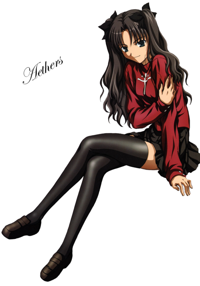 女孩坐姿卡通简笔人物