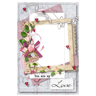 相片框情人节素材