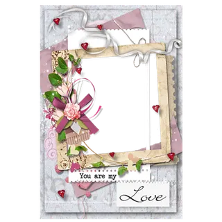 相片框情人节素材