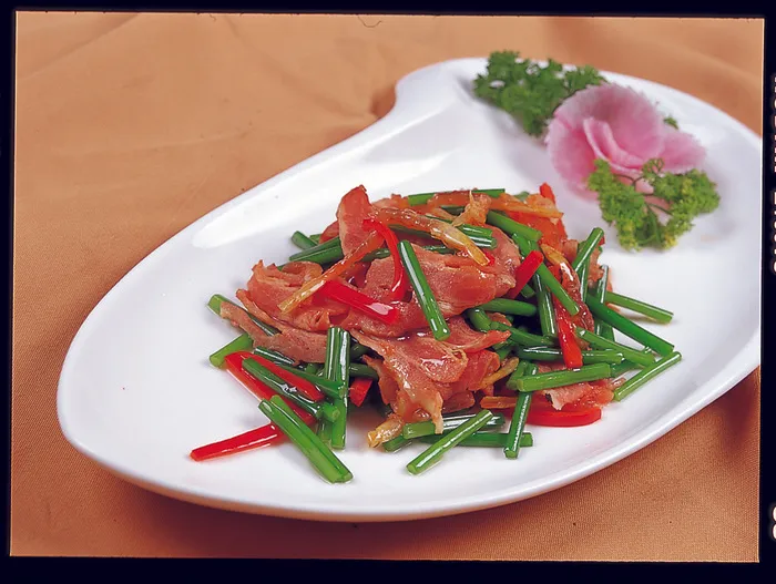 1009XC-0062韭苔虾干炒咸肉