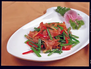 1009XC-0062韭苔虾干炒咸肉