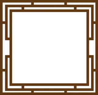 简约风中式传统图案窗花贴画镂空窗户瓷砖PNG免扣图片素材 (47)