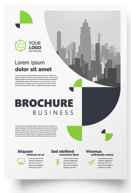 包装宣传册设计模板传单页抽象商务宣传册A4模板创意封面趋势宣传