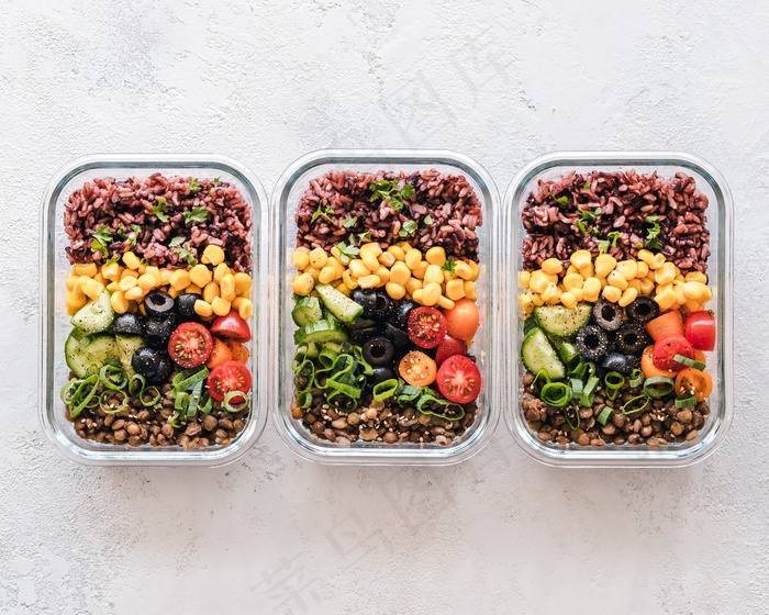 健康营养减肥餐图片