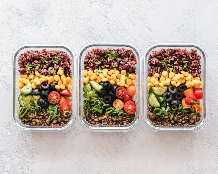 健康营养减肥餐图片