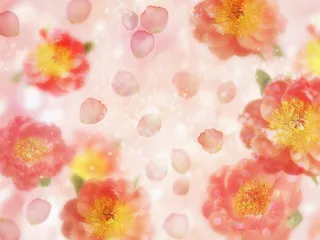 图片设计素材背景鸟语花香