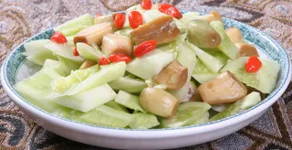 腊八蒜拍秋黄瓜 (1)