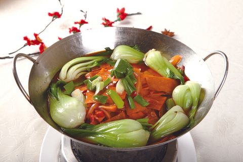 干锅美食焖锅湘菜麻辣香辣纸锅干锅香辣笋