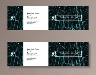 精美国外名片设计模板矢量素材