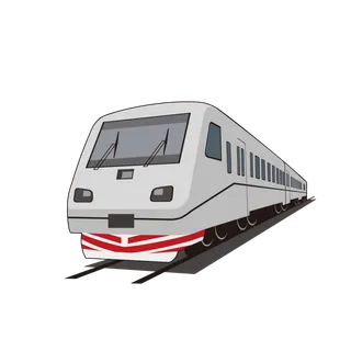 高铁列车动车动画免扣素材PNG