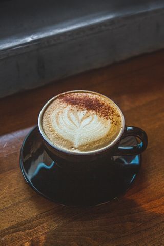 黑色美味咖啡摄影素材