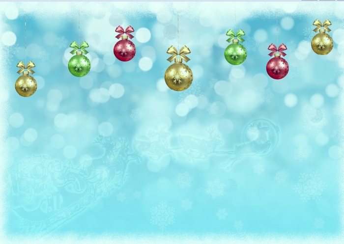 圣诞节冬天背景风景