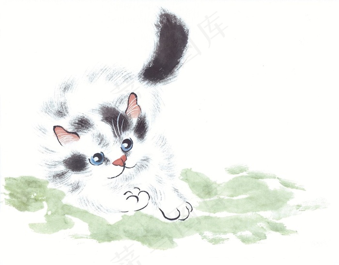 水墨猫设计jpg素材
