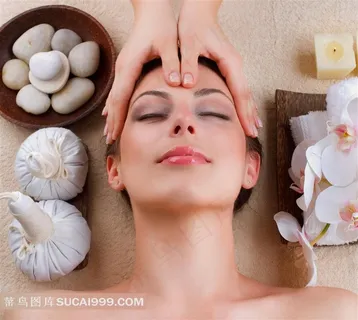 高清养生会所理疗美女图