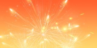 绚丽烟花背景素材