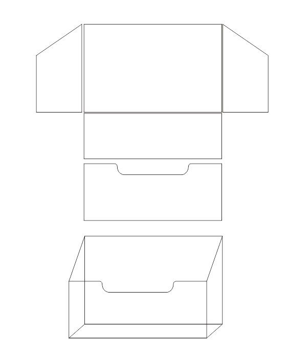 矢量名片插盒cdr矢量模版下载
