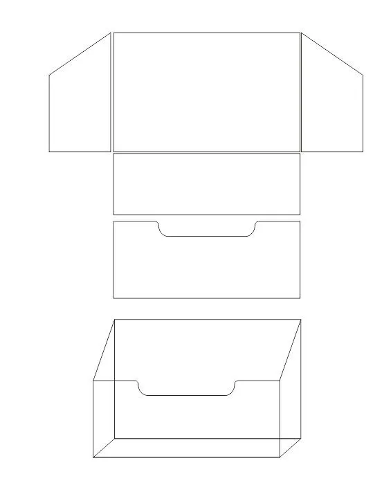 矢量名片插盒cdr矢量模版下载