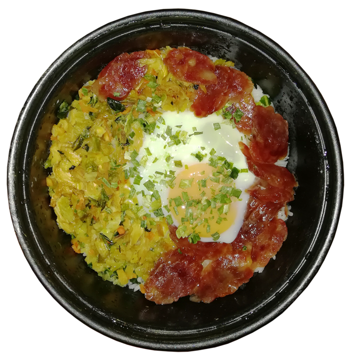 广式煲仔饭配菜免抠摄影实拍实物元素素材