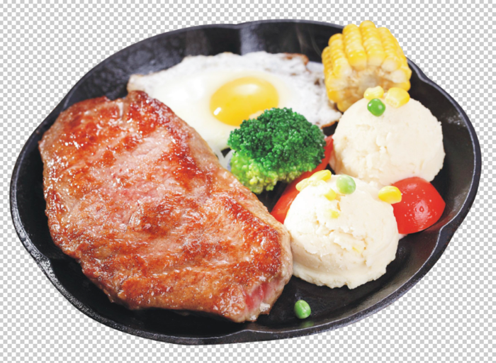 牛排饭免扣素材