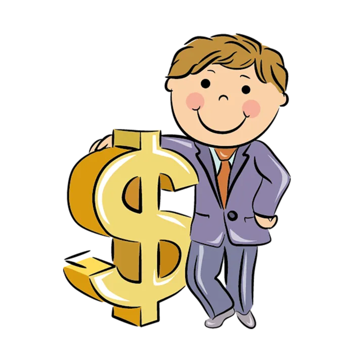 金钱男人卡通