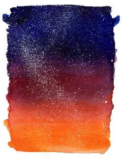 多彩渐变水墨星空背景高清图片
