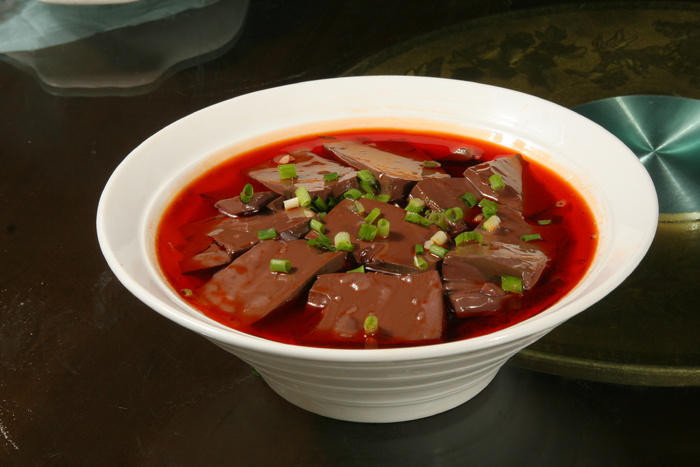 风味鸭血16元