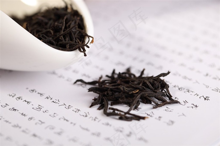 干茶 茶叶 茶 红茶 岩茶 茶碗 工夫茶 茶摄影 干茶叶 白底茶叶