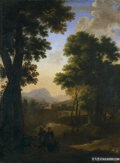 斯旺尼维尔特，赫尔曼·范·帕特拉斯带着孩子和狗散步