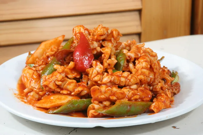 辣炒鱿鱼25  오징어볶음