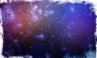 紫色渐变星空海波背景高清图片