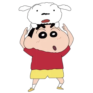 蜡笔小新可爱人物免扣素材